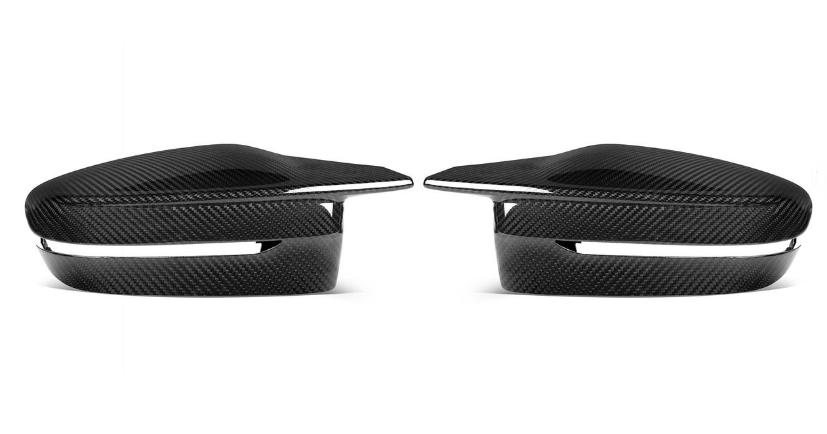 DRY CARBON FIBER MIRROR CAP SET - BMW G80 M3, G82/G83 M4, G87 M2, G20 M340I, G22 M440I, G42 M240I