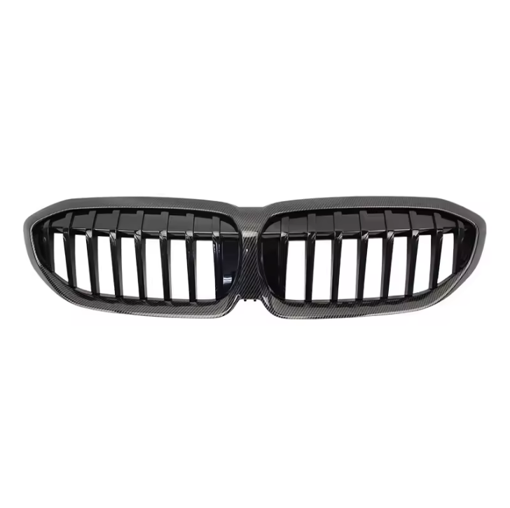 Carbon Slant Front Grille Replacement BMW G20 330i/m340i Pre-LCI(No Front Camera)